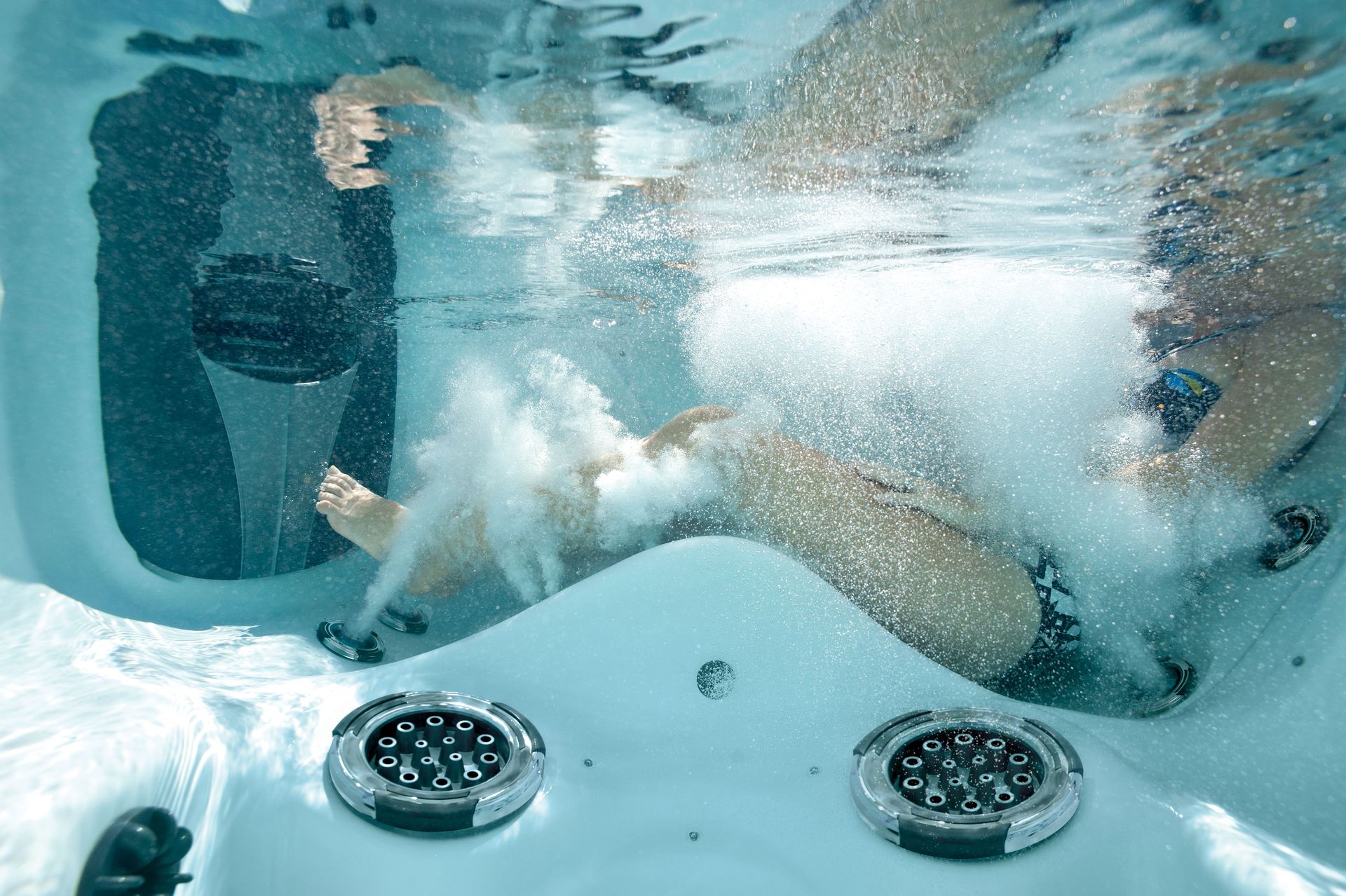 massagejets in een jacuzzi