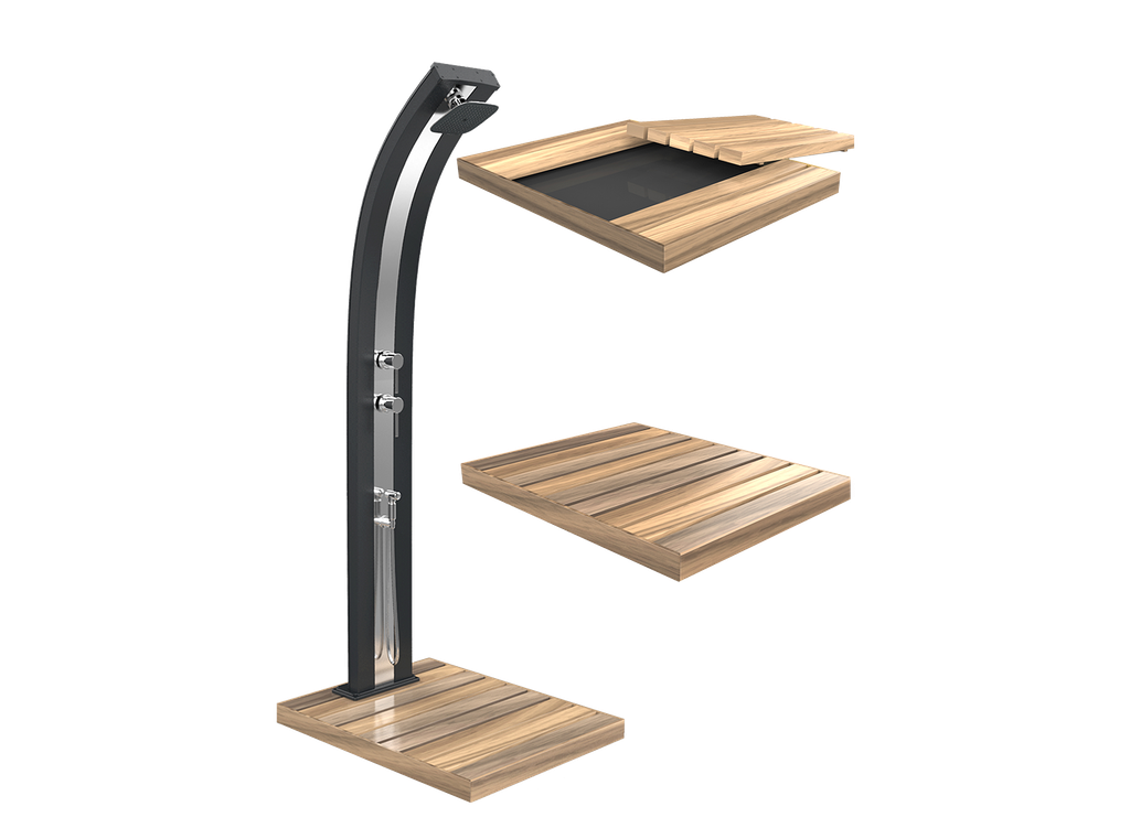 Okoume houten douchebak - Top