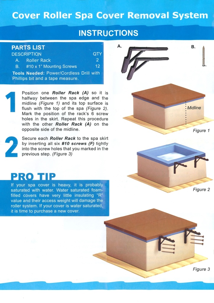 Cover roller - instructies