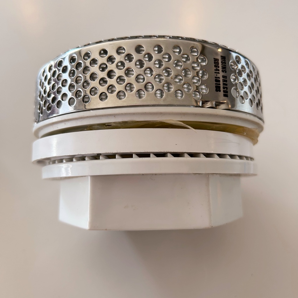 Aanzuigstuk, inox, 378 Lpm