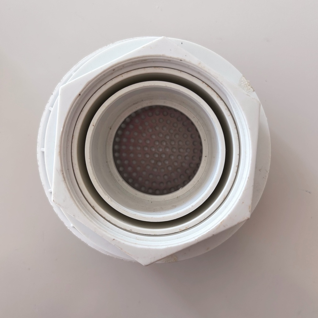 Aanzuigstuk, inox, 378 Lpm