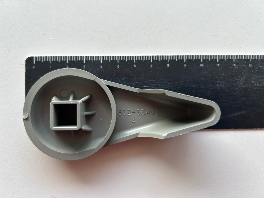 Hendel voor driewegkraan - 10 cm
