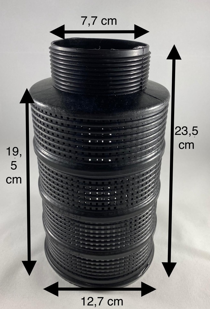Filtermand - Grote Schroefdraad Diameter 7,62 Cm