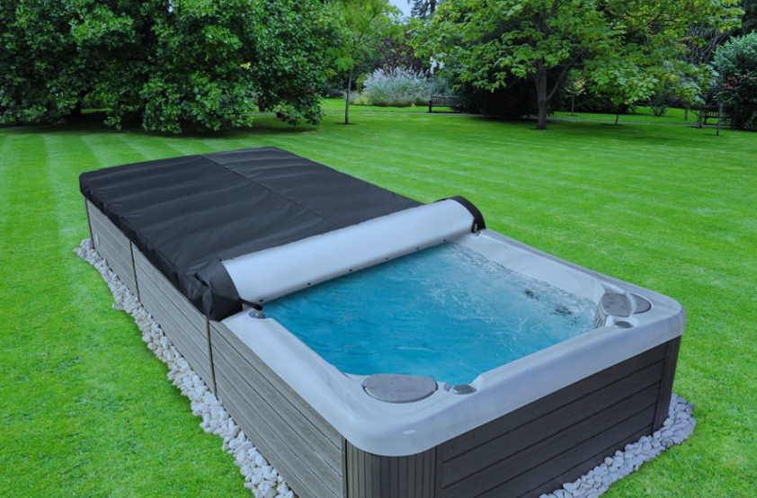 Couverture rouleau pour Therapool 13 - gris