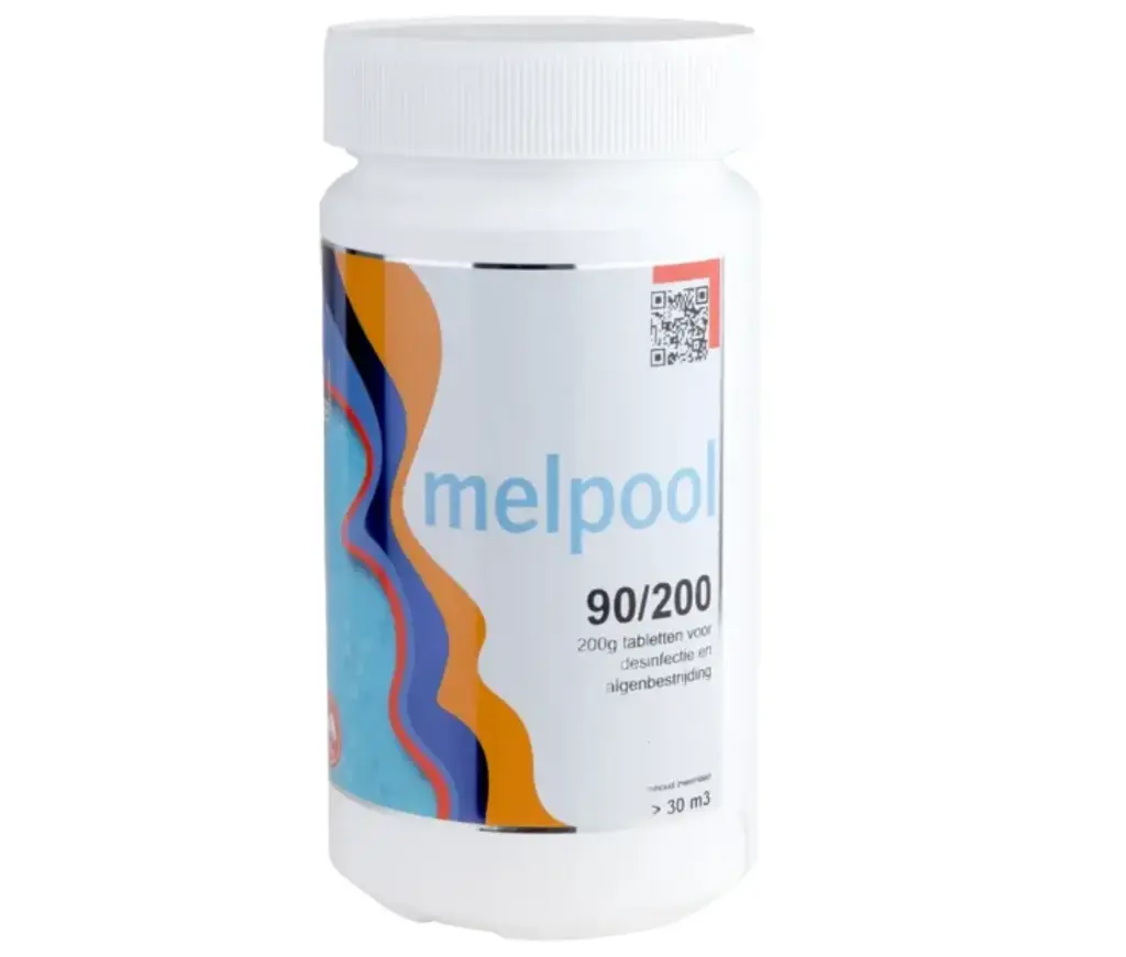 Chlorine tablets (5 x 200 gr) slow-dissolving 1 kg