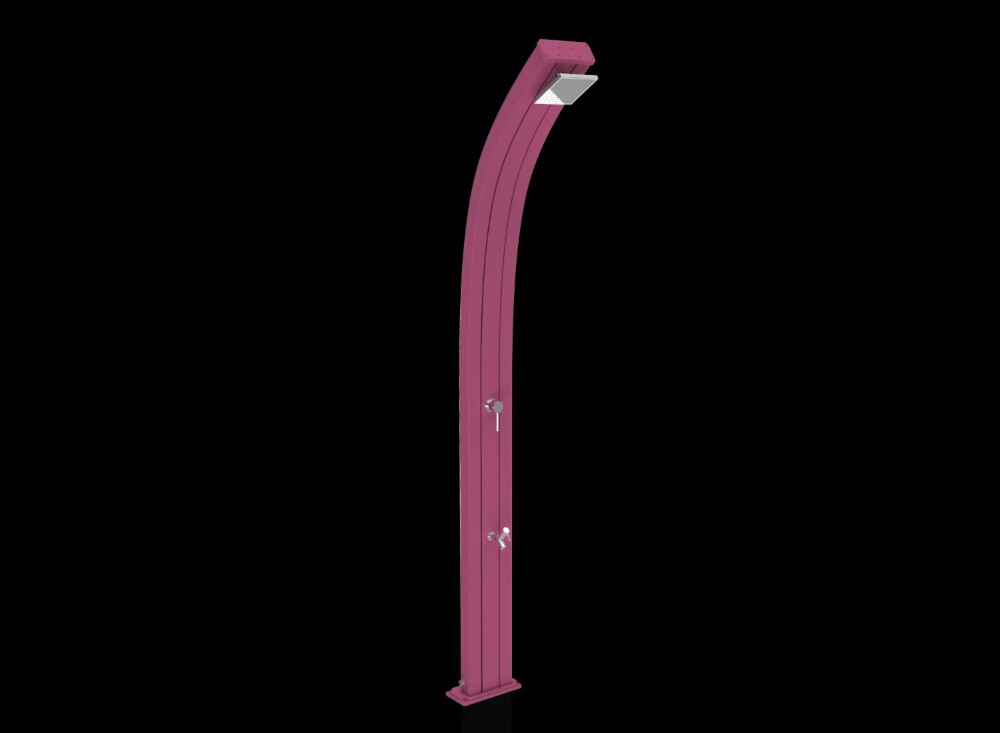 Douche solaire - Spring - 25 L - Rouge Framboise