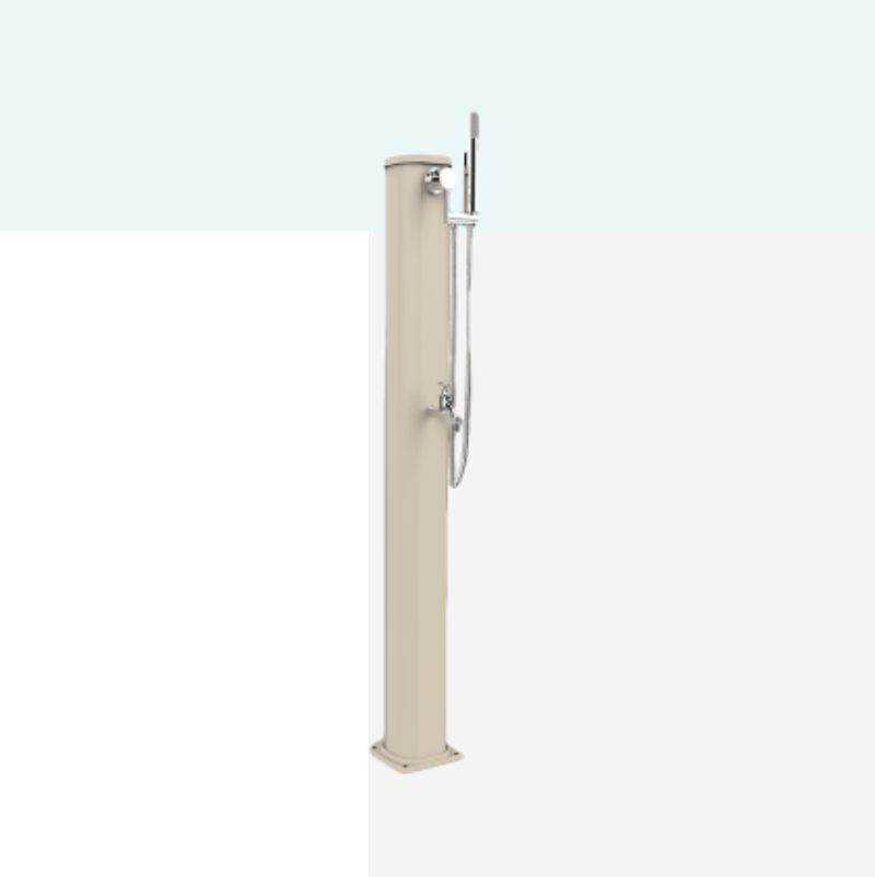 Aluminium Zonnedouche / Jolly Go / 20L / Zand