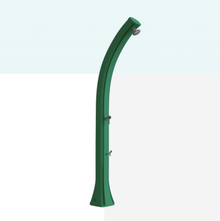 Polyethyleen Zonnedouche / Happy Xl / 35L / Smaragdgroen