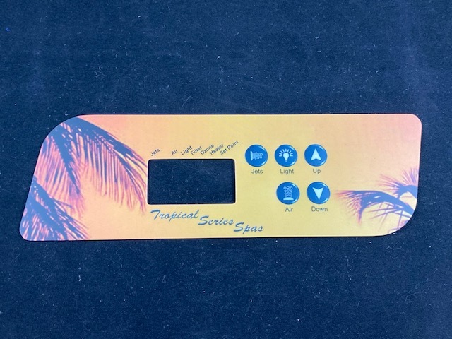 Autocollant, Tropical, Premium , 5 Touches, S-Forme, 1 Pompe Avec Blower