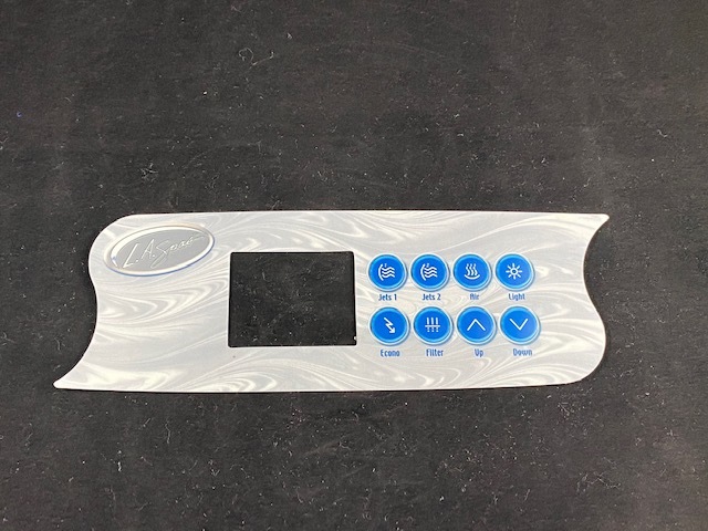 Sticker - La Spas - 2 Pompen - Air - 8 Knoppen - K-72-In