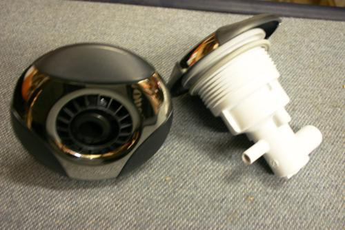 Jet Met Body, 400, Poly, Directioneel, Inox, Theramaax