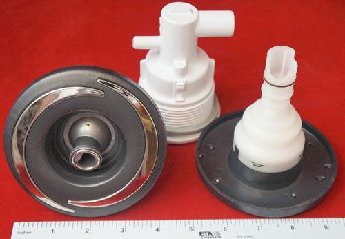 Jet Met Body, 400, Poly, Roterend, Inox, Theramaax Pro-Loc