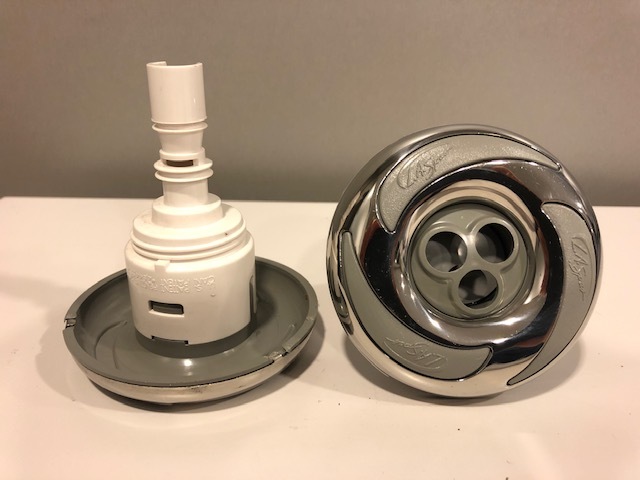 Jet Schroefdraad, Zonder Body, Mini, 3 Hole, Roterend, Inox Met Logo (Premium 2012)