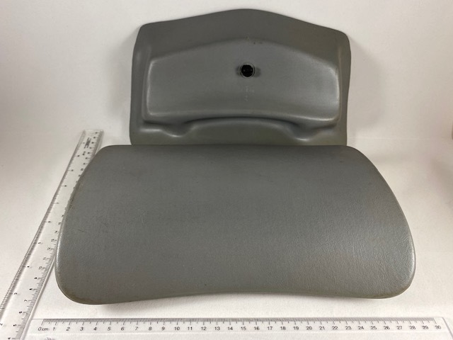 Pillow, Seat, Gray, With 1 Pin, Sd/La