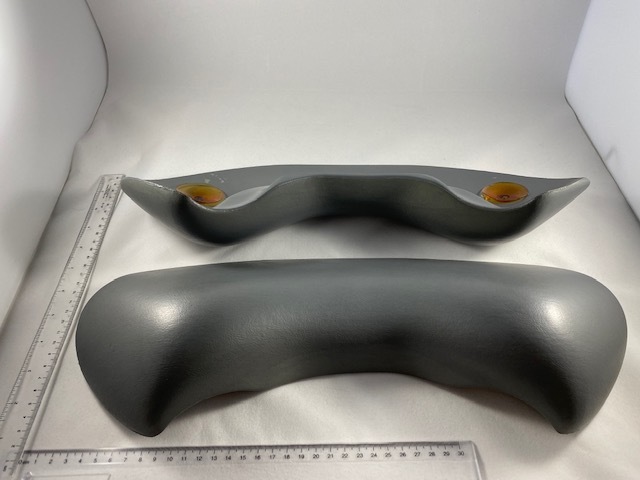 Pillow, Neck, Gray, With 2 Suction Cups, Sd/La