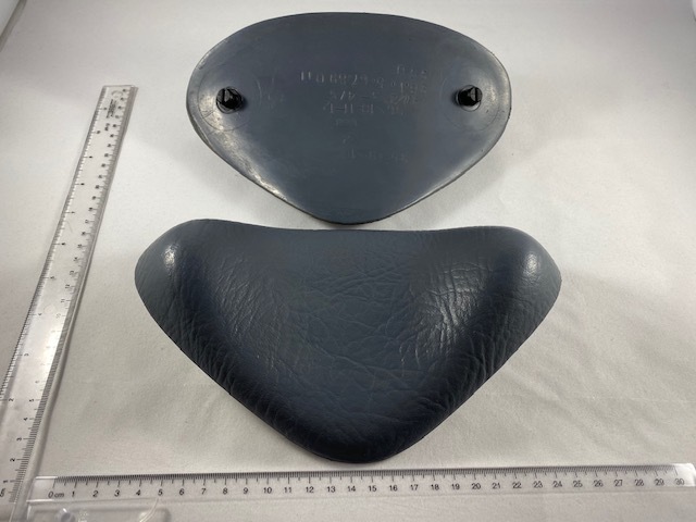 Pillow, small, dark grey, 2 pins