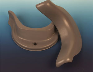 Pillow, Neck-Quest, Low Profile, Gray With 1 Pin