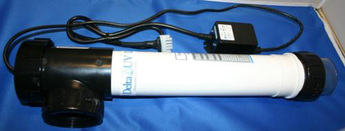 Uv Sanitizer, 240V, 50/60 Hz, 3/4"X 90 Smooth Barb,Clear Be