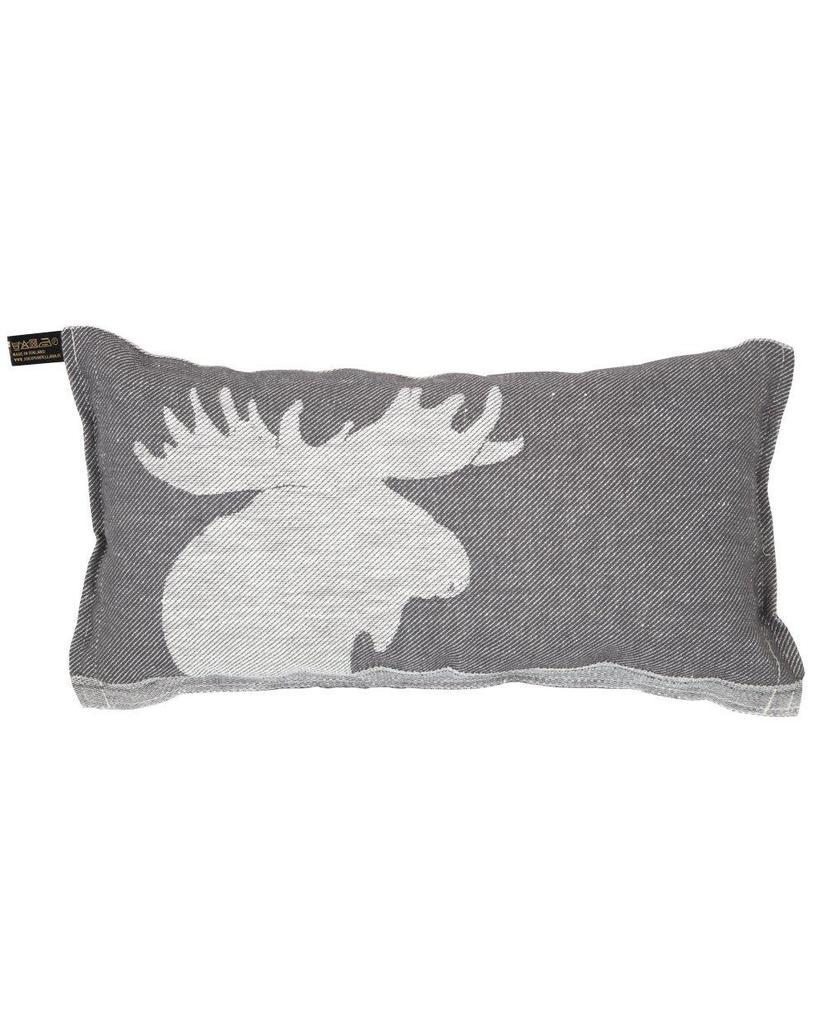 Kaiku Sauna Pillow 22 X 40 Cm White / Dark Grey