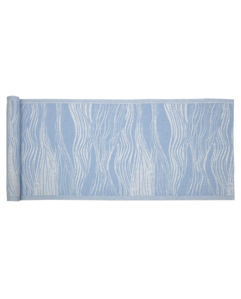 Virta Seat Cover 45 X 160 Cm Wit / Lichtblauw