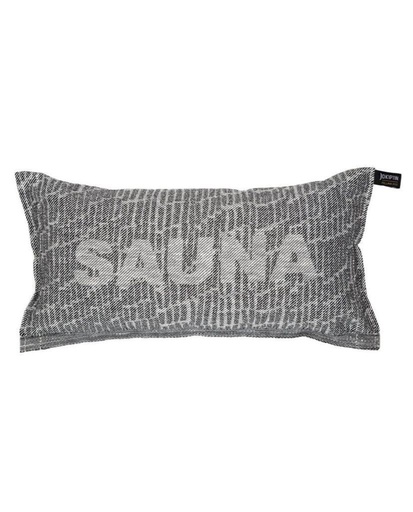[3021] Saunatikut Sauna Kussen 22 X 40 Cm Wit / Zwart
