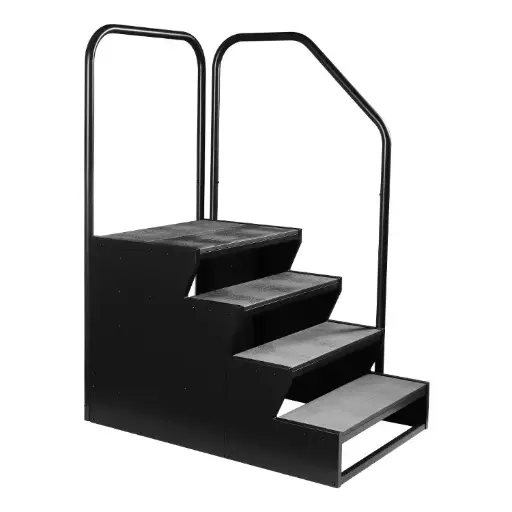 Swimspa stairs fours steps - dark grey