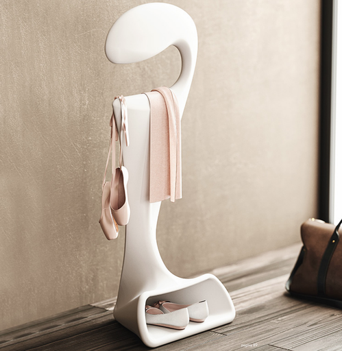 Aménagement Stile Line / Valet De Chambre / Pisolo / Blanc