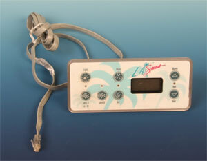[PTPL-39607] Upper Control Panel, 7Button Balboa, Dlx, Lcd Lap401