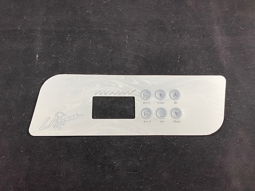 [PTPL-49536] Sticker, L.A. Spas, Gecko TSC-44, 6 knoppen, 2 pompen, met Air