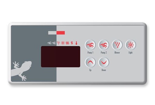[TS-GCK35] Top Panel, Gecko Sspa-La5, Tsc-35 6 Button