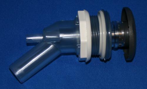 [108884] Jet Fountain, Spa, 5 Scalloped, Top Mt, Gp Grey With Out Nut