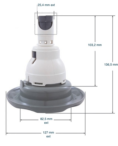 [PTPL-37000] Gabarit Storm Jet Series 5" (12,7 Cm) Clip Sans Logo