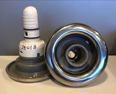 [PTPL-38018SS] Whirlpool Insert(Threaded) 5" W/Logo Stainless (Midrange 2012)