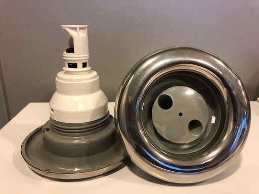 [PTPL-38068SS] Storm Jet Pulse Threaded, 5"  Ss Escutcheon No Logo