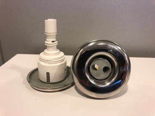 [PTPL-38275SS] Jet, Zonder Body, Mini Storm, 2-Hole, Pulse, Met Schroefdraad Inox Zonder Logo (Vanaf 2012)