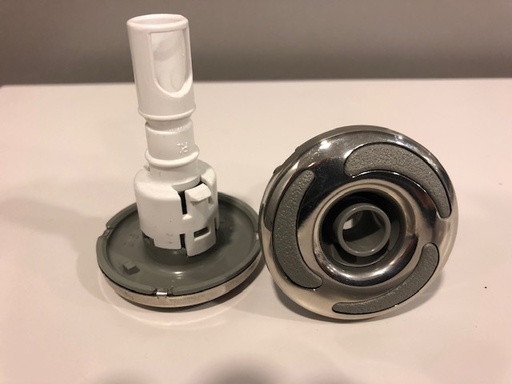 [PTPL-40335SS] Jet, Zonder Body, Cluster, Regelbaar, Inox Met Logo