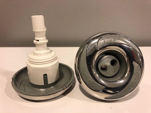 [PTPL-41275SS] Jet Schroefdraad, Zonder Body, Mini, Twin-Port, Pulserend, Inox Met Logo (Premium 2012)