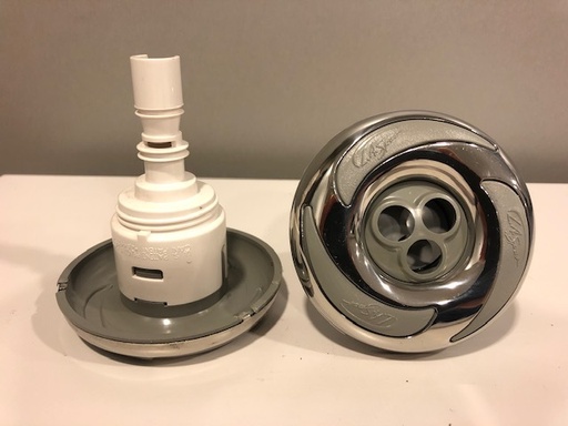 [PTPL-41279SS] Ms Insert(Threaded-2012)3 Hole Roto W/Logo Stainless