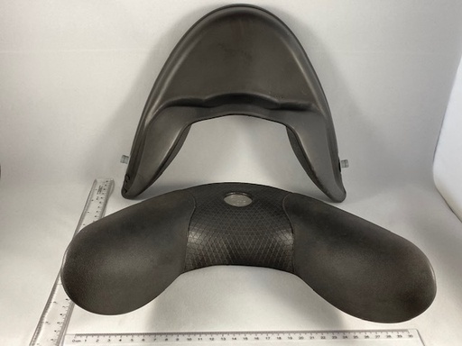 [110386] Pillow, Collar, AW Dual Texture, Graphite (W-O Dome Float)