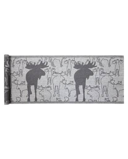 [3042] Kaiku Seat Cover 45 X 160 Cm White / Dark Grey