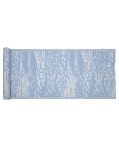 [3148] Virta Seat Cover 45 X 160 Cm Wit / Lichtblauw