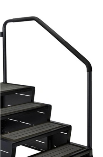 [MODSTEP-SR-4] Side rail for spa stairs with four treads - black