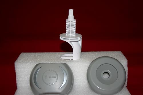 [109154] 2" Diverter, Halo Cap And Handle, Clgy/Slv (With 107704 - 107705 - 108067)